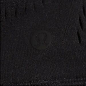 Lululemon Racerback V-Neck Sports Bra Lasercut Black Size 6